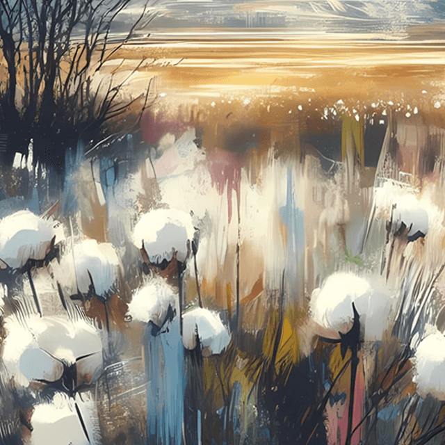 Signed art print by Stefan Birch, framed art print, "Bog cotton Peatlands park" print.