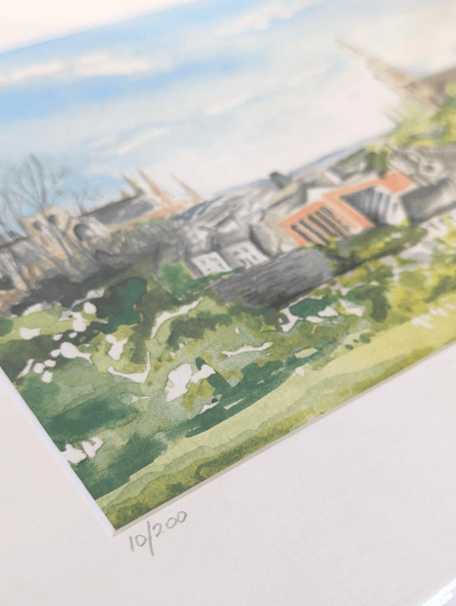 Cathedral City - Limited Edition Art Print by Joan McKeever