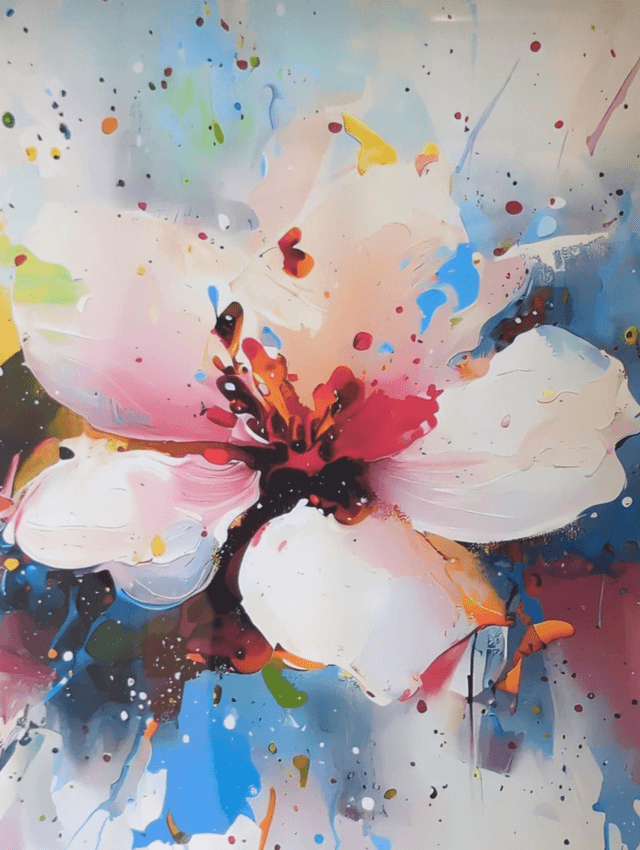 Apple Blossom art print, framed and signed by artist Stefan Birch