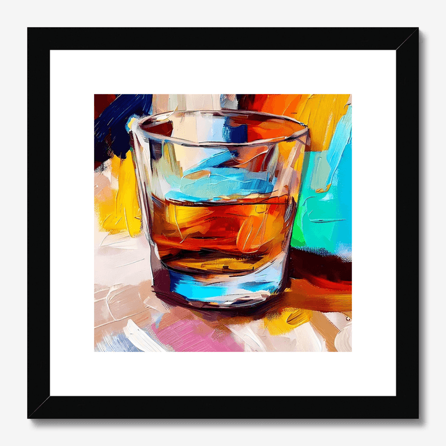 Framed signed print by Stefan Birch