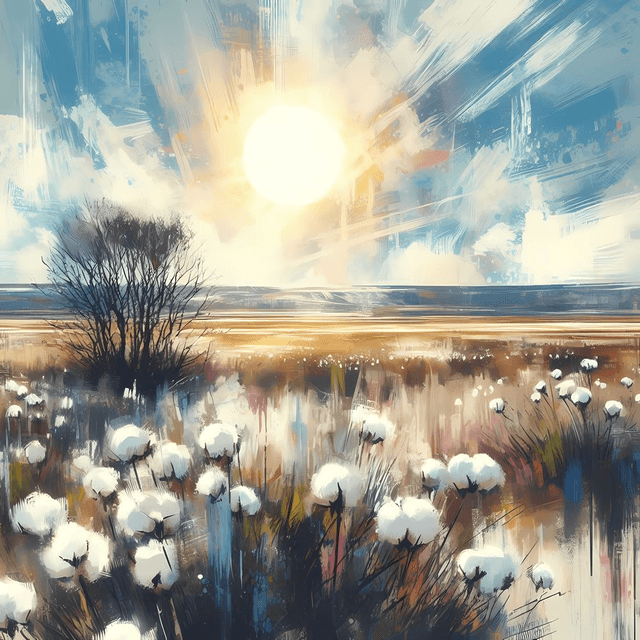 Signed art print by Stefan Birch, framed art print, "Bog cotton Peatlands park" print.