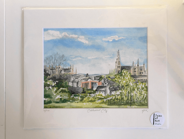 Cathedral City - Limited Edition Art Print by Joan McKeever