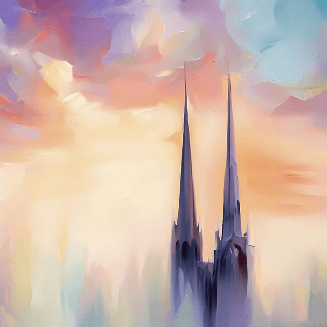 Armagh Cathedral Art Print. Framed, signed print by Stefan Birch