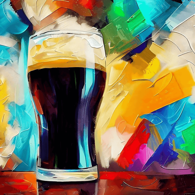 A Pint of Guinness, Framed, signed print by Stefan Birch