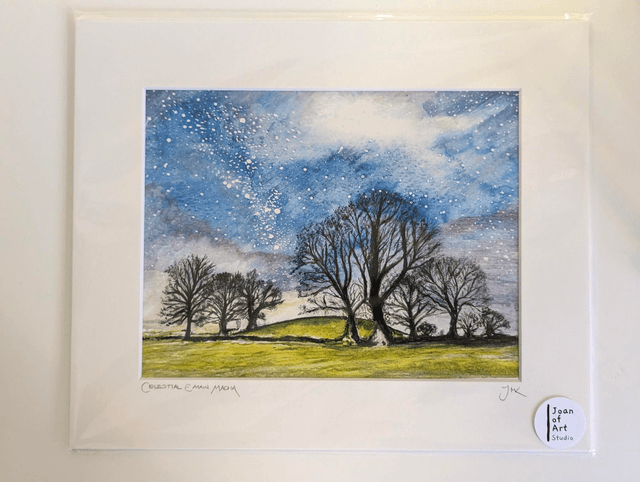 Celestial Emain Macha - Art Print by Joan McKeever