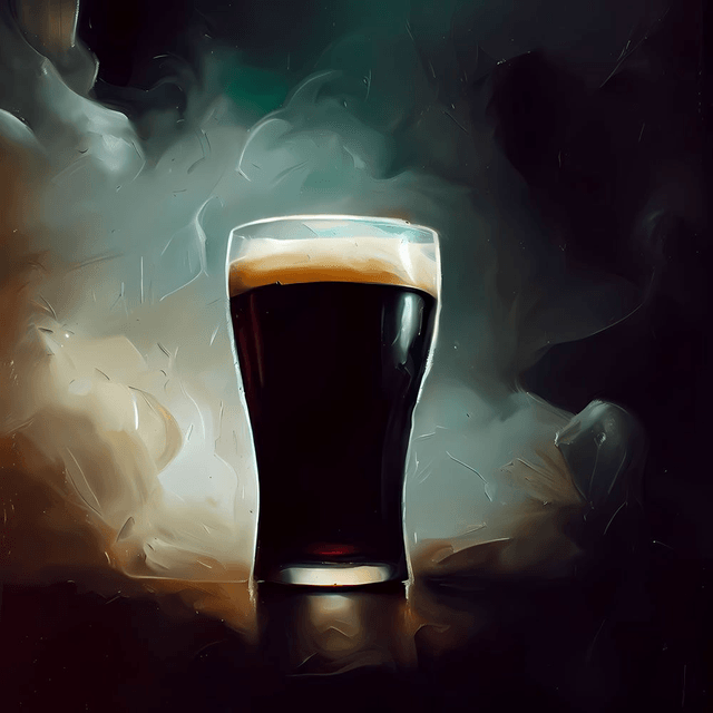 Pint Of Guinness Print. Framed Signed Print by Stefan Birch