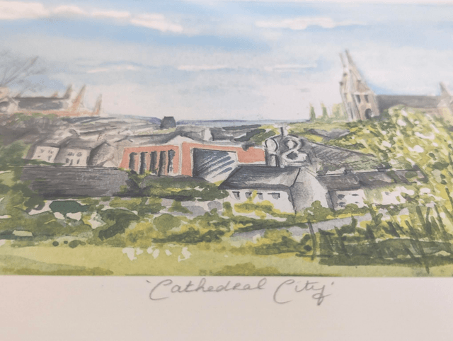 Cathedral City - Limited Edition Art Print by Joan McKeever