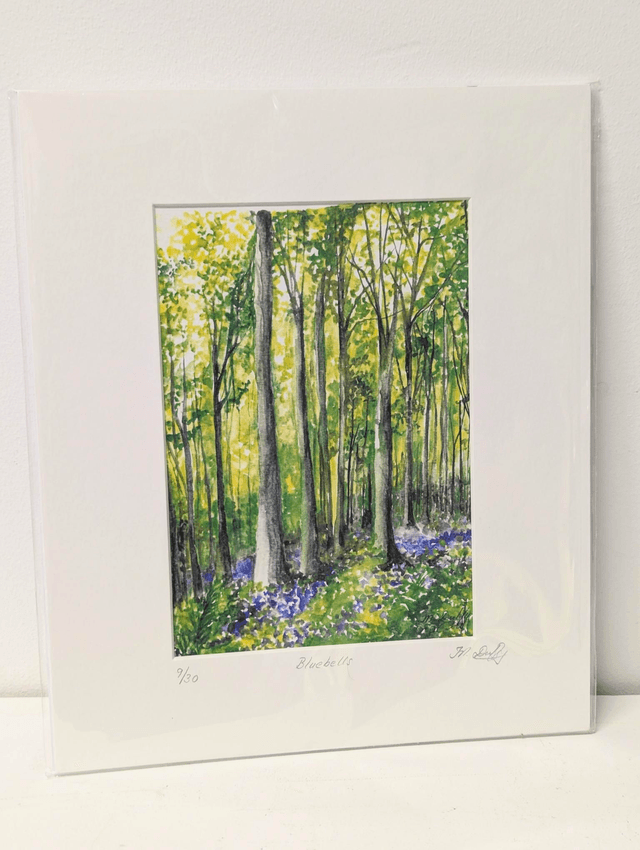 'Bluebells' - Limited Edition Print by Mairead Duffy