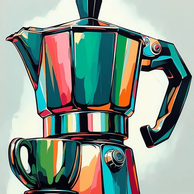 'Coffee Time' - Framed Art Print