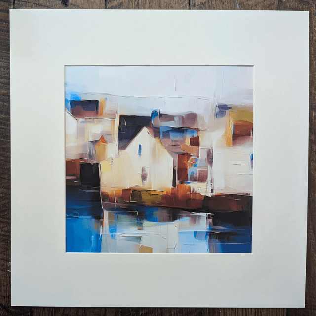 Harbour Houses, Art Print