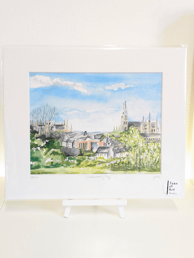 Cathedral City - Limited Edition Art Print by Joan McKeever