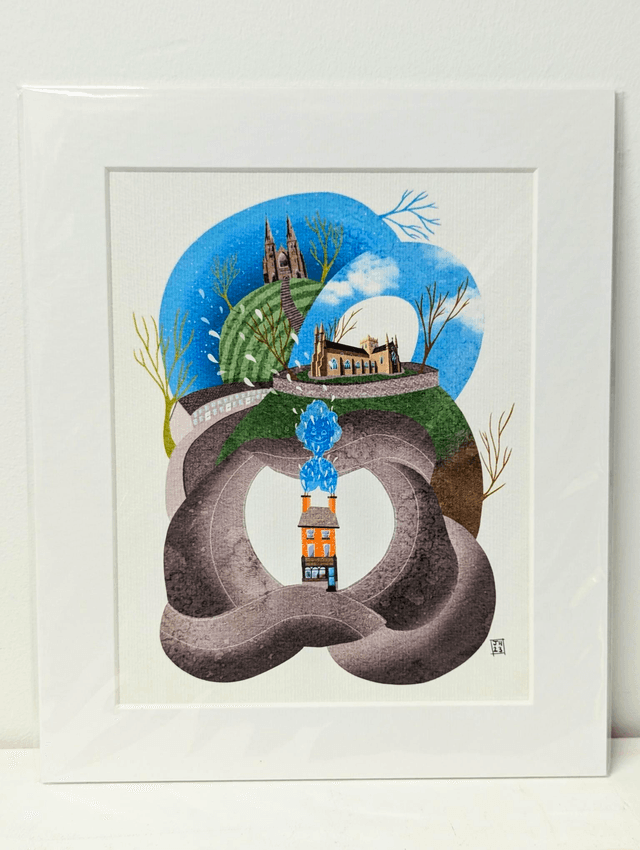 &#039;Cloud Cuckoo&#039; - Art Print by Jonathan Hackett 