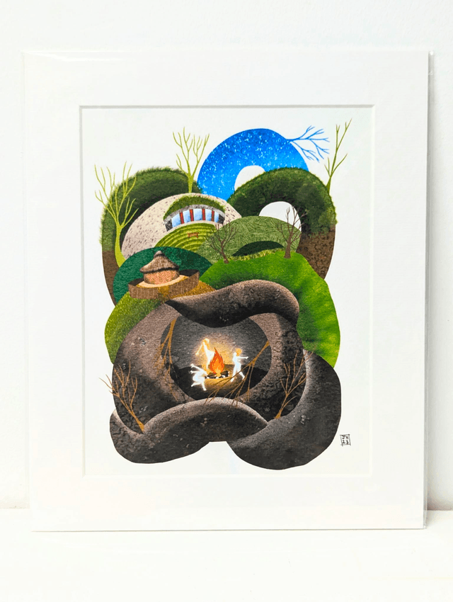 &#039;Emain Macha&#039; - Art Print by Jonathan Hackett 