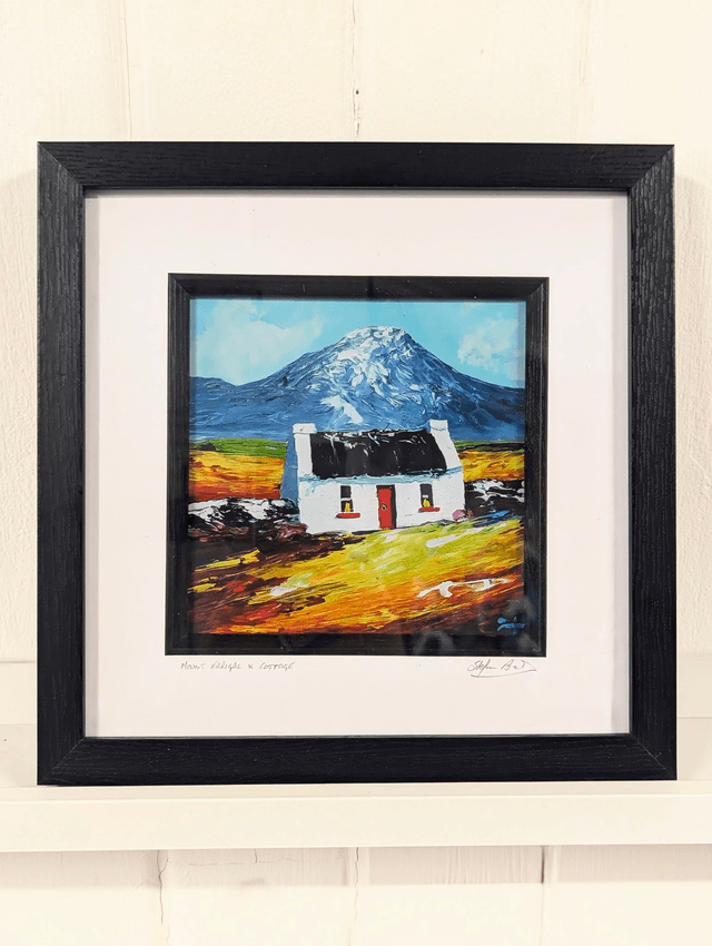 Donegal Cottage, Framed Print