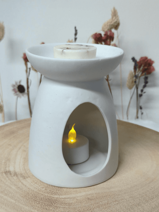 Ceramic Angel Wings design wax melt burner