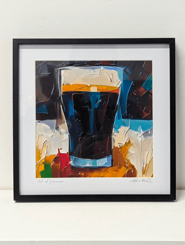 &#039;Pint of Guinness&#039; - Framed Art Print by Stefan Birch